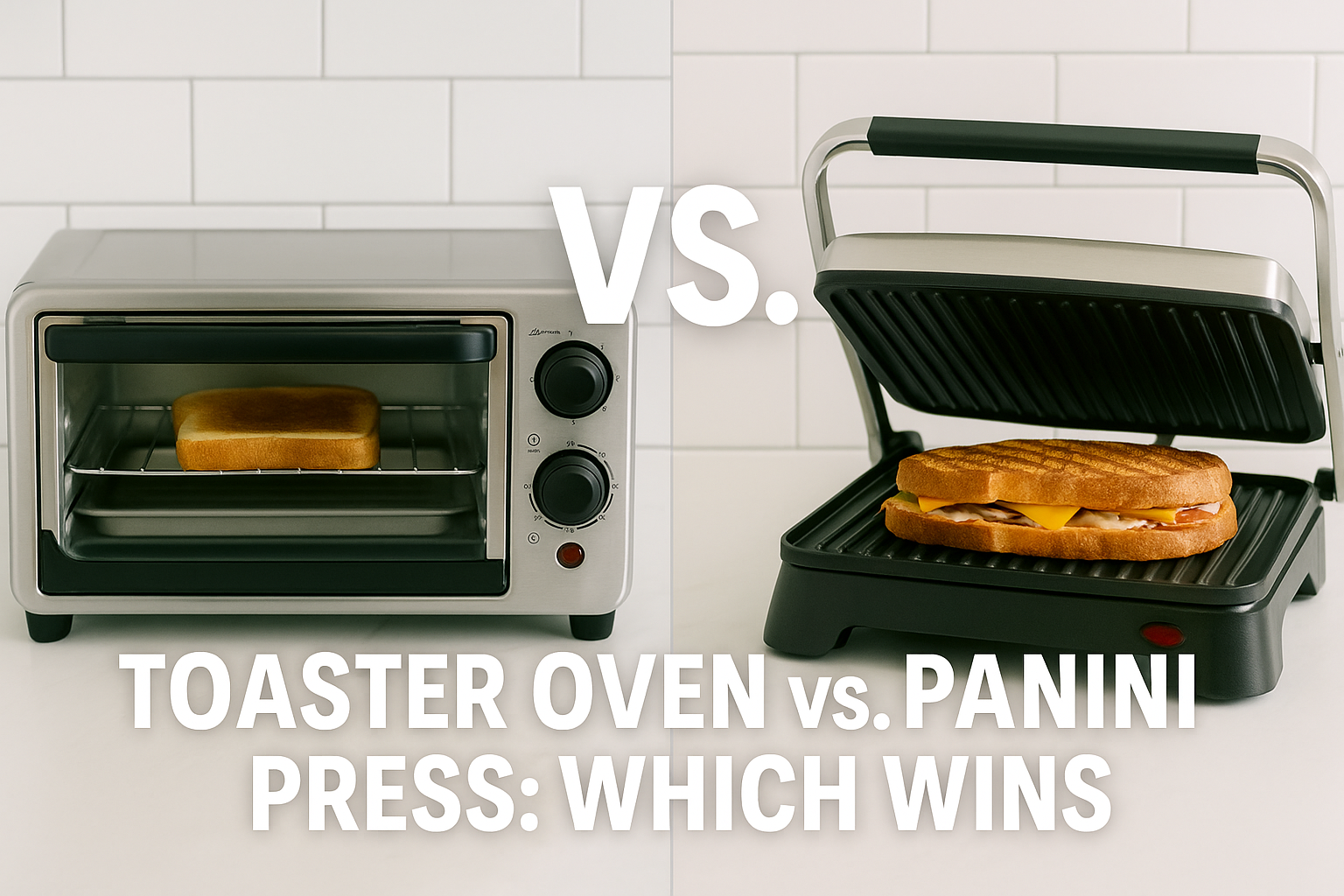 Toaster Oven vs. Panini Press – Key Differences and Which Fits a Small Kitchen Best