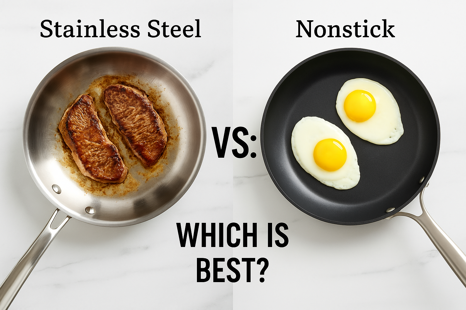stainless steel vs nonstick